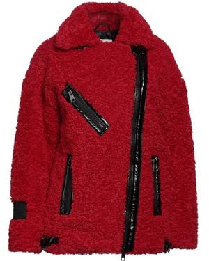 Gaelle Paris Shearling- & Kunstfell - Rot