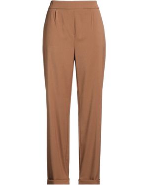Alpha Studio Light Pants Polyester, Viscose, Elastane - Brown