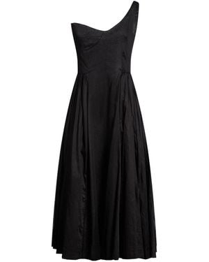 A.W.A.K.E. MODE Midi Dress Cotton - Black