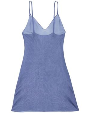 Lanvin Mini Dress Viscose - Blue