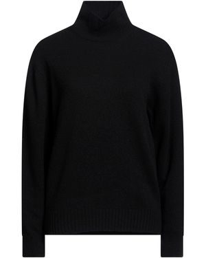 N.O.W. ANDREA ROSATI CASHMERE Turtleneck Wool, Viscose, Cashmere, Nylon - Black