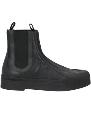 Emporio Armani Ankle Boots Leather - Black
