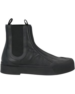 Emporio Armani Ankle Boots Leather - Black