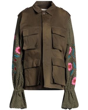 TU LIZE Jacket Cotton, Elastane - Green