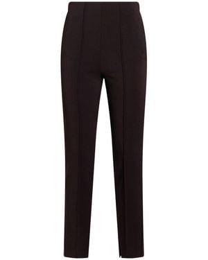 SIMONA CORSELLINI Trousers Polyester, Elastane - Black