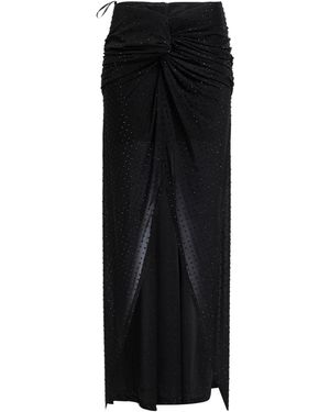 Tassos Mitropoulos Maxi Skirt Polyester, Elastane - Black