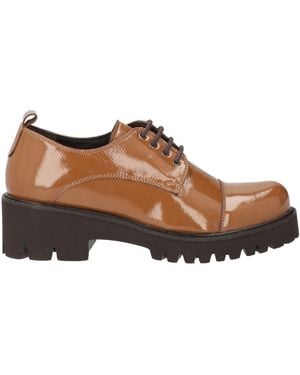CafeNoir Lace-Up Shoes - Brown