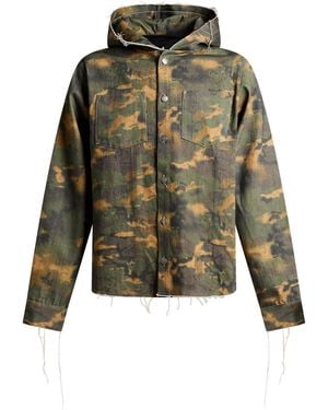 DISCLAIMER Military Denim Outerwear Cotton - Green