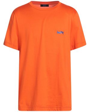 Kiton T-Shirt Giza 45 Cotton - Orange