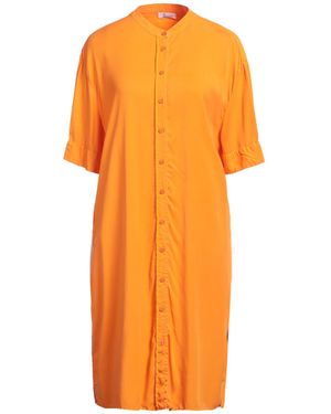 Princess Goes Hollywood Midi Dress Lyocell - Orange
