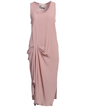 8pm Midi Dress Acetate, Silk - Pink
