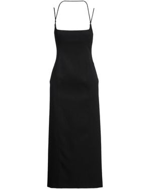 The Attico Maxi Dress Virgin Wool - Black