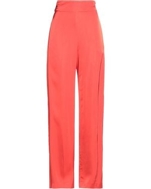 Hanita Coral Pants Viscose, Tencel - Red