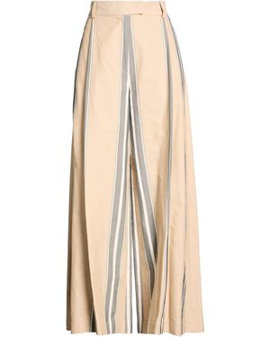 Co.Go Pants Polyester, Cotton - Natural