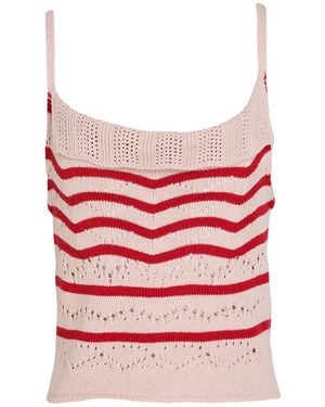 Rebel Queen Top Cotton, Acrylic - Pink