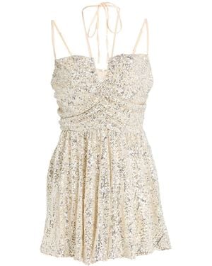 Aniye By Mini Dress Polyester, Elastane - Natural