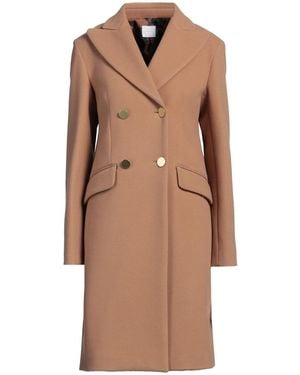 .., merci italia Coat Polyester, Wool - Brown