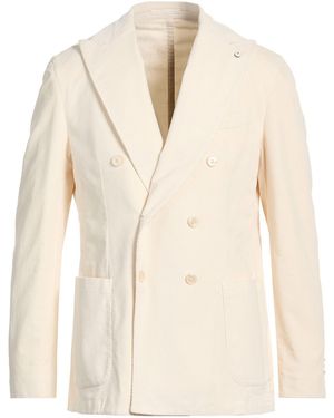 L.B.M. 1911 Blazer Cotton, Elastane - Natural