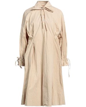 A Tentative Atelier Midi-Kleid - Natur