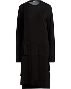 High Use Midi Dress Rayon, Elastane - Black