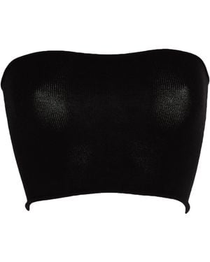 Isabel Benenato Top Viscose, Polyester - Black