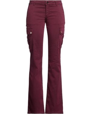 Liu Jo Pants Cotton, Polyester, Elastane - Purple