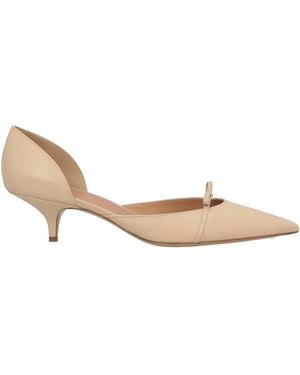 Ferragamo Court Shoes Leather - Natural