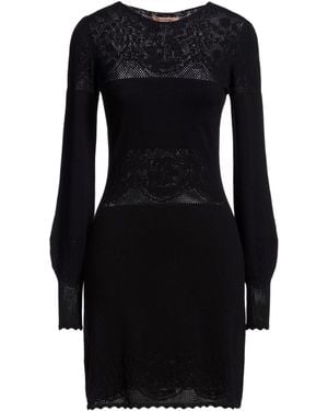 Twinset Mini Dress Viscose, Polyester - Black