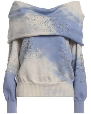 DES_PHEMMES Sweater Wool - Blue