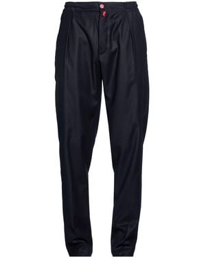 Kiton Pants Wool - Blue