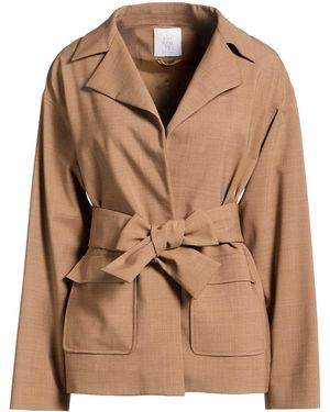 Eleventy Blazer Wool, Elastane - Brown