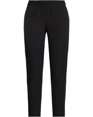 ERMANNO FIRENZE Trousers Polyester, Elastane - Black