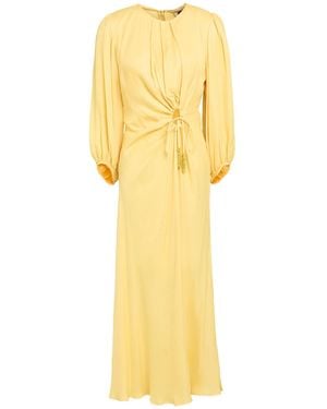FARM Rio Midi Dress Viscose - Yellow
