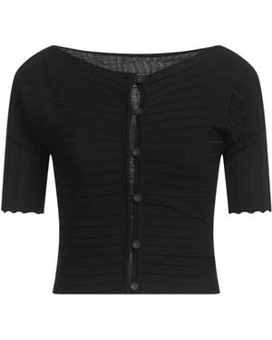 Low Classic Strickjacke - Schwarz