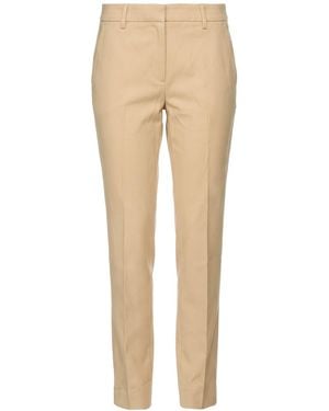 Weekend by Maxmara Sand Pants Cotton, Elastane - Natural