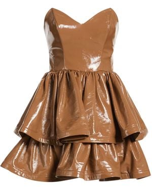 Elisabetta Franchi Mini Dress - Brown