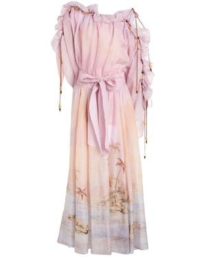 Zimmermann Maxi Dress - Pink