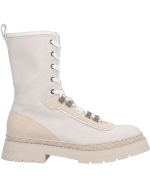 Brunello Cucinelli Ankle Boots - Natural