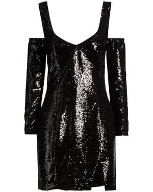 SILENCE LIMITED Mini Dress Pes - Black