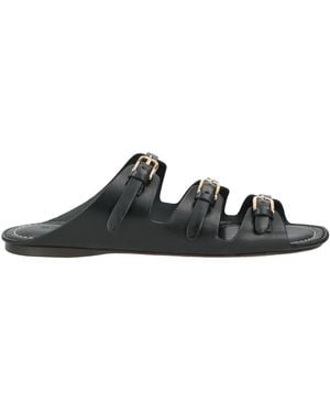 Sandro Sandals Leather - Black