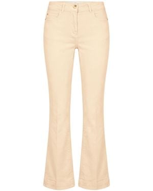 Nenette Cream Jeans Cotton, Elastomultiester, Elastane - Natural