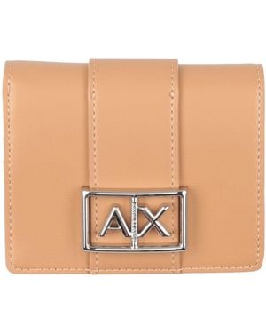 ARMANI EXCHANGE Wallet Leather - Natural