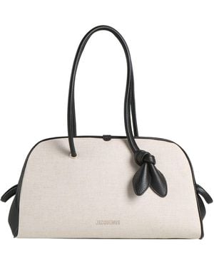 Jacquemus Handbag Textile Fibers - Natural