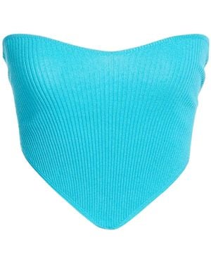 Kontatto Top Viscose, Acrylic, Elastane - Blue