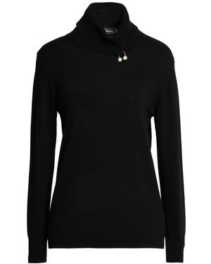 5 PROGRESS Turtleneck Wool, Viscose, Polyamide, Cashmere - Black