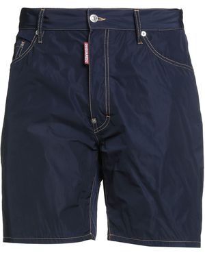 DSquared² Midnight Shorts & Bermuda Shorts Polyester - Blue