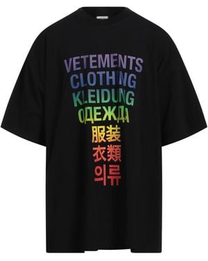 Vetements T-shirt - Black