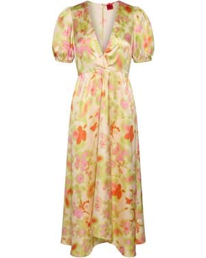 HUGO Midi Dress Recycled Polyester - Metallic