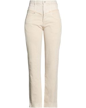 Isabel Marant Ivory Jeans Cotton - Natural