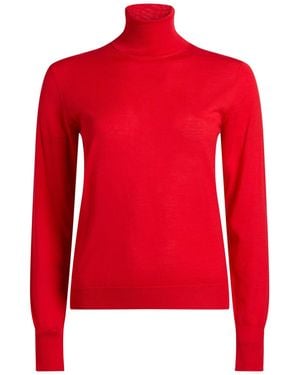 Roberto Collina Turtleneck Merino Wool - Red